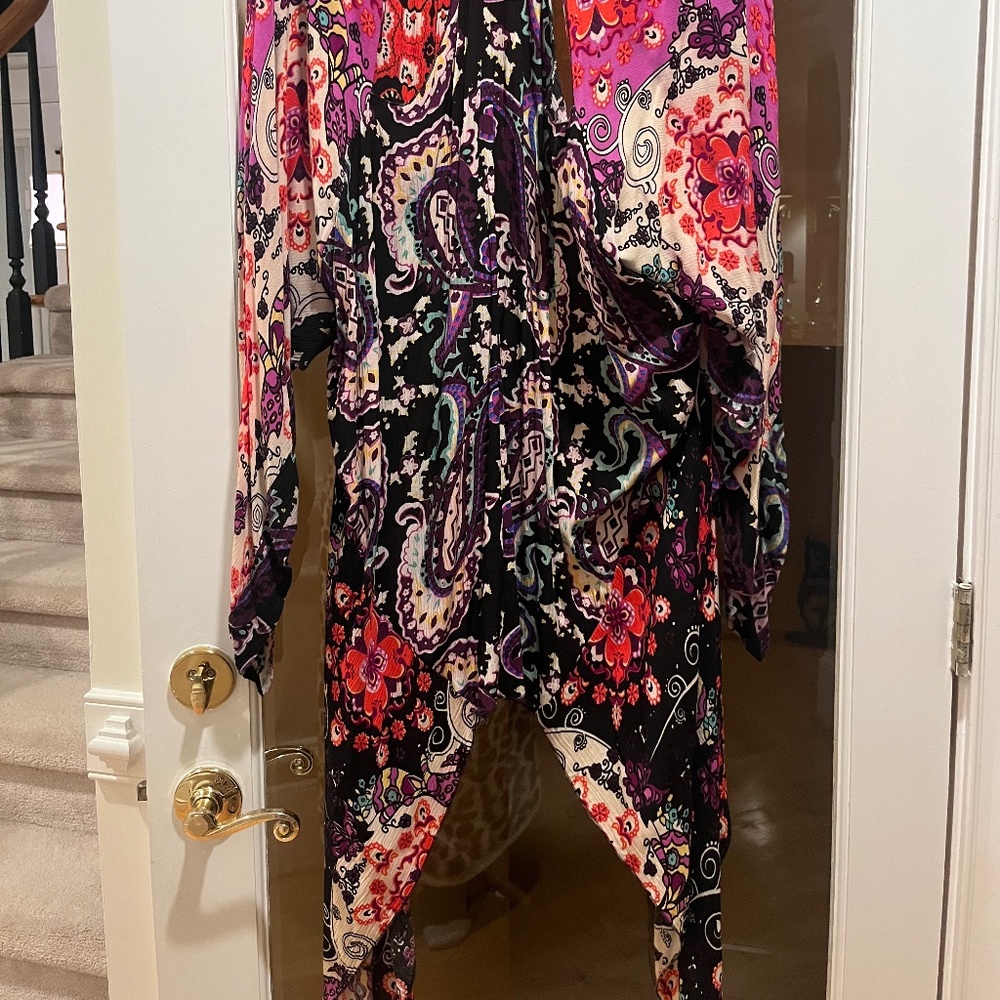 Free People Little Wing Mix Floral Cardigan - Picture 7 of 9